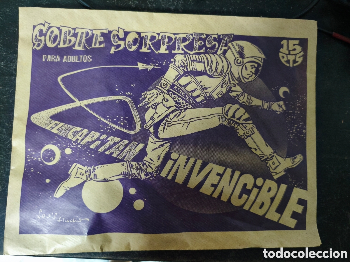 Juguetes antiguos y juegos de colecci&oacute;n: Sobre Sorpresa El Capit&aacute;n Invencible
