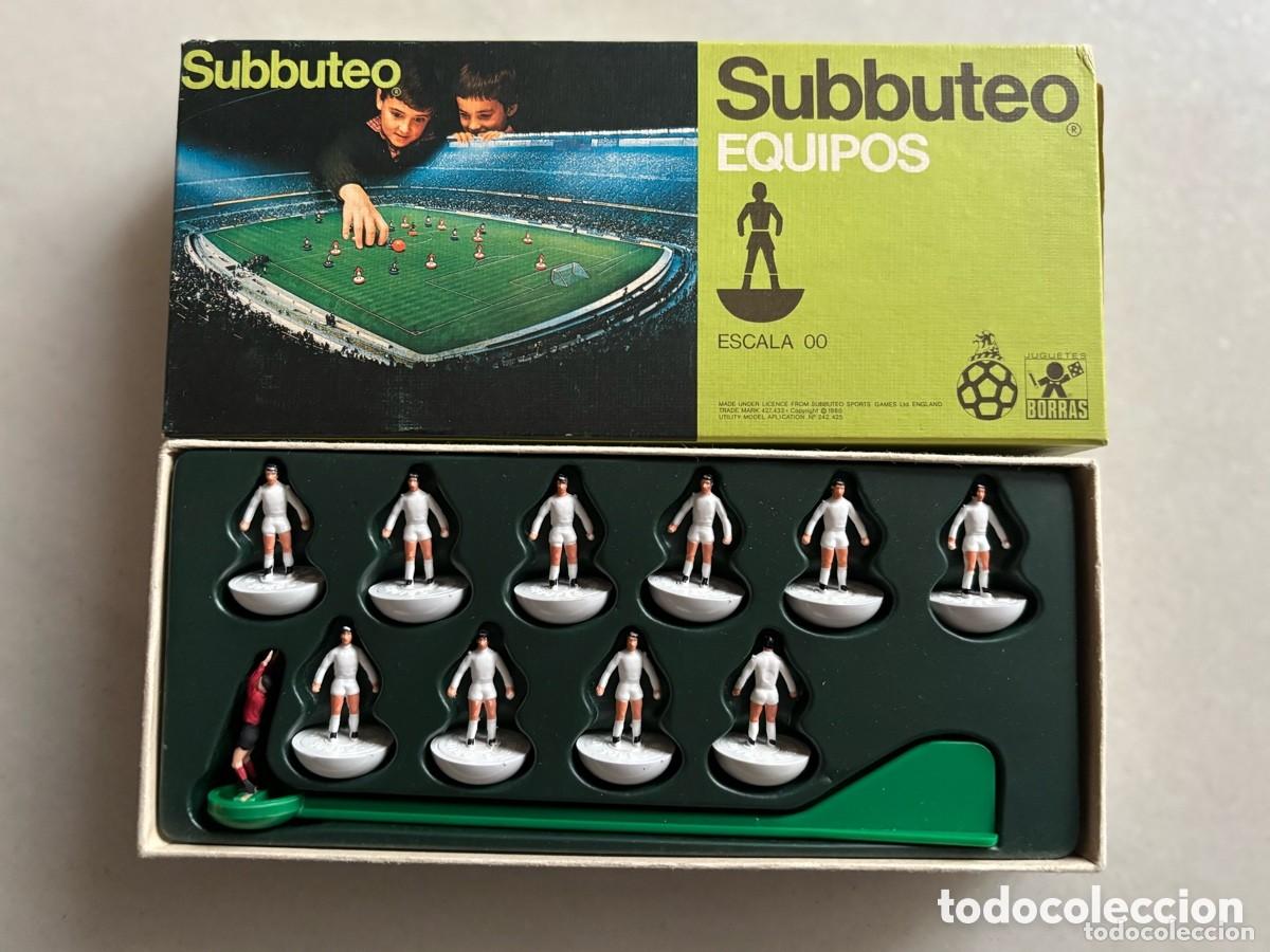 Antique Toys and Collectible Games: Equipos Subbuteo de Borr&aacute;s Real Madrid. A&ntilde;os 80. Made in Spain