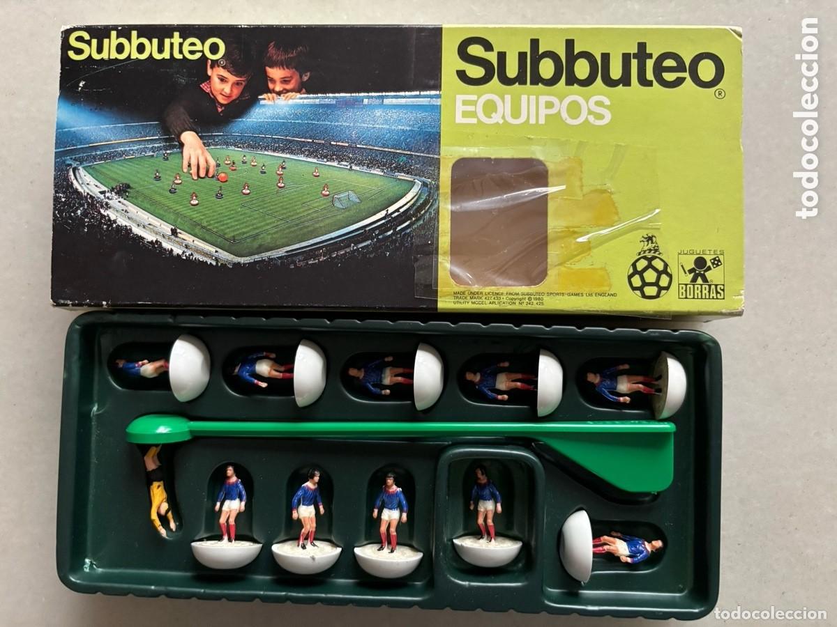 Juguetes antiguos y juegos de colecci&oacute;n: EQUIPOS Subbuteo de Borras Selecci&oacute;n Francia, a&ntilde;os 80, made in Spain
