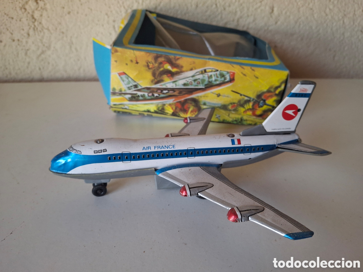Antique Toys and Collectible Games: AVION DEVAIR FRANCE A TRACCION DE PAYA