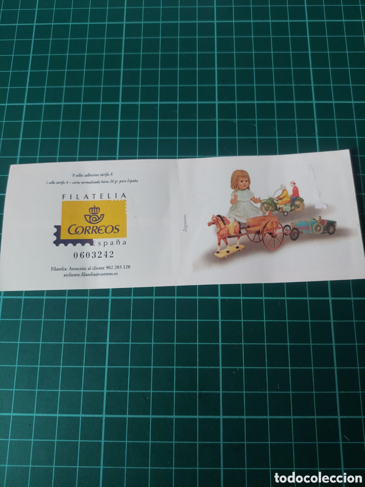 Juguetes antiguos y juegos de colecci&oacute;n: JUGUETES IMPRESO CORREOS