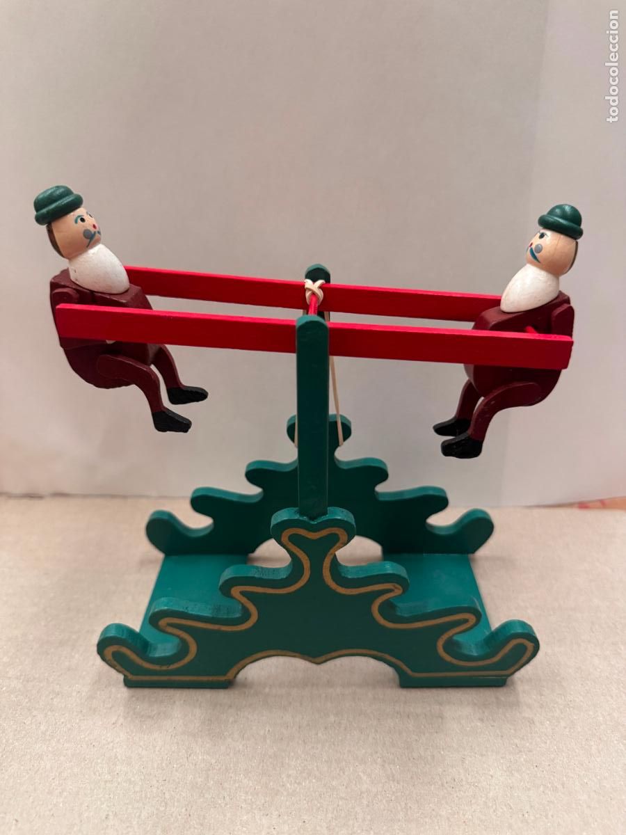 Juguetes antiguos y juegos de colecci&oacute;n: ANTIGUO JUGUETE DE MADERA BALANCIN
