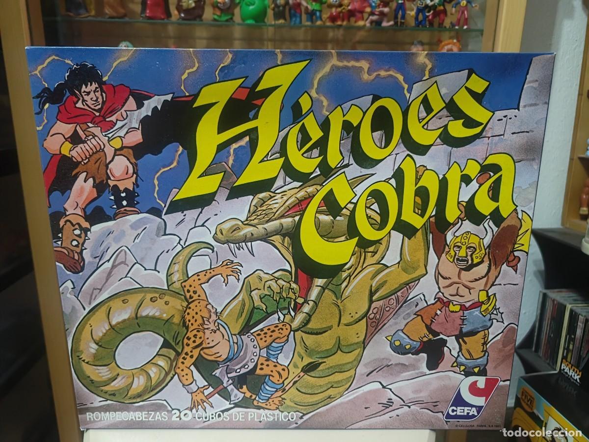 Juguetes antiguos y juegos de colecci&oacute;n: OCASION COLECCIONISTAS ! ANTIGUO JUEGO NUEVO A ESTRENAR 1981 CEFA HEROES COBRA ROMPECABEZAS 20 CUBOS