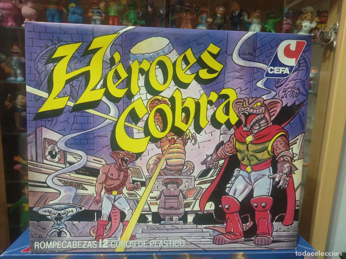 Juguetes antiguos y juegos de colecci&oacute;n: OCASION COLECCIONISTAS ! ANTIGUO JUEGO NUEVO A ESTRENAR 1981 CEFA HEROES COBRA ROMPECABEZAS 12 CUBOS