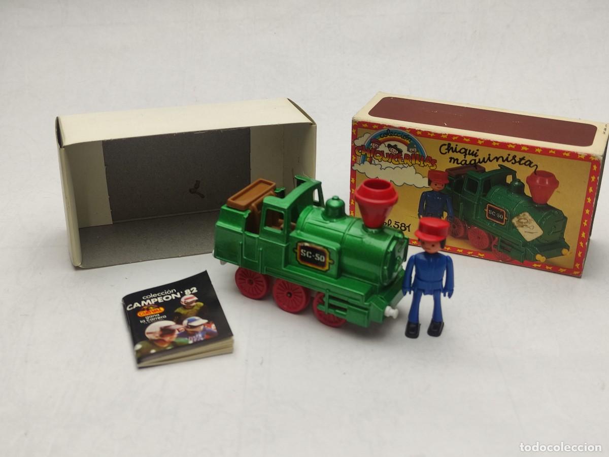 Juguetes antiguos y juegos de colecci&oacute;n: Chiqui cerillas locomotora