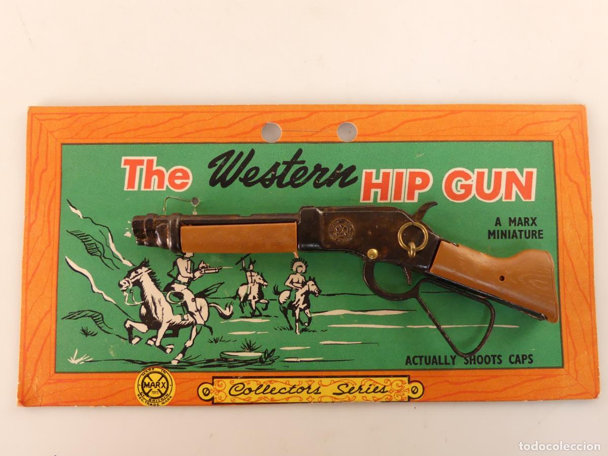 Antique Toys and Collectible Games: JUGUETE THE WESTERN HIP GUN A MARX MINIATURE