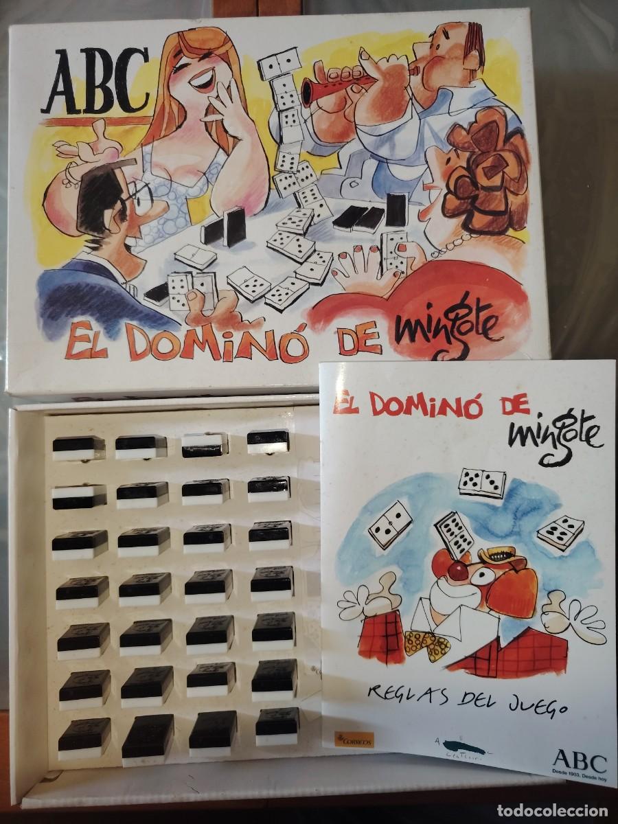 Juguetes antiguos y juegos de colecci&oacute;n: DOMINO DE MINGOTE ORIGINAL