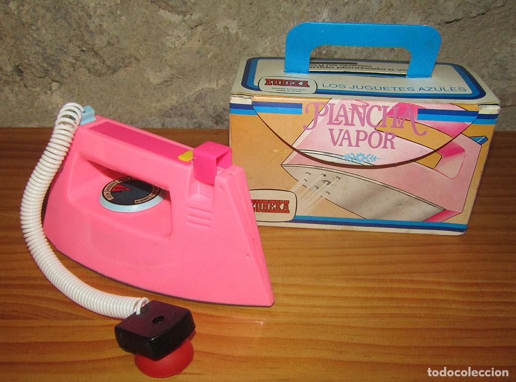 Juguetes antiguos y juegos de colecci&oacute;n: ANTIGUA PLANCHA VAPOR DE EUREKA - NUEVA Y EN SU CAJA ORIGINAL - A&Ntilde;OS 70/80