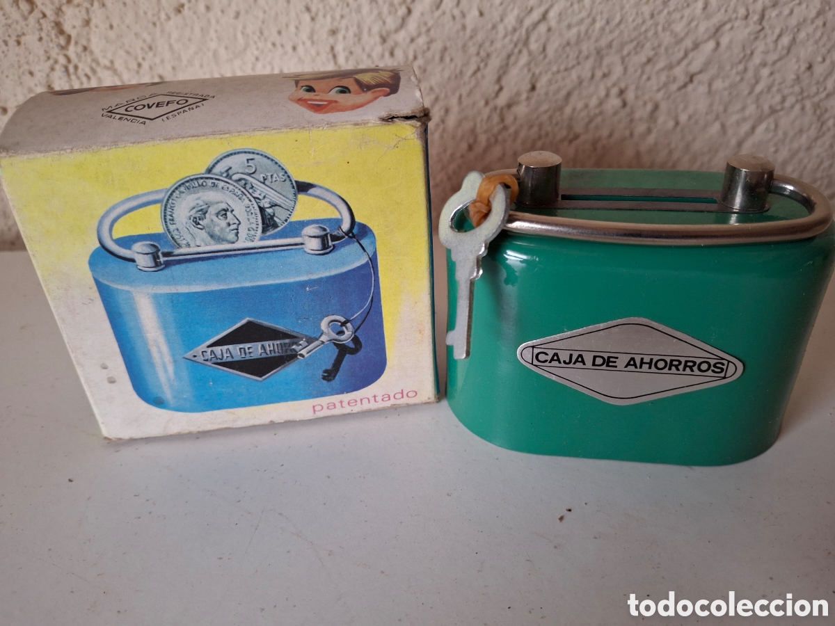 Brinquedos antigos e Jogos de cole&ccedil;&atilde;o: HUCHA DE COVEFO CON LLAVE