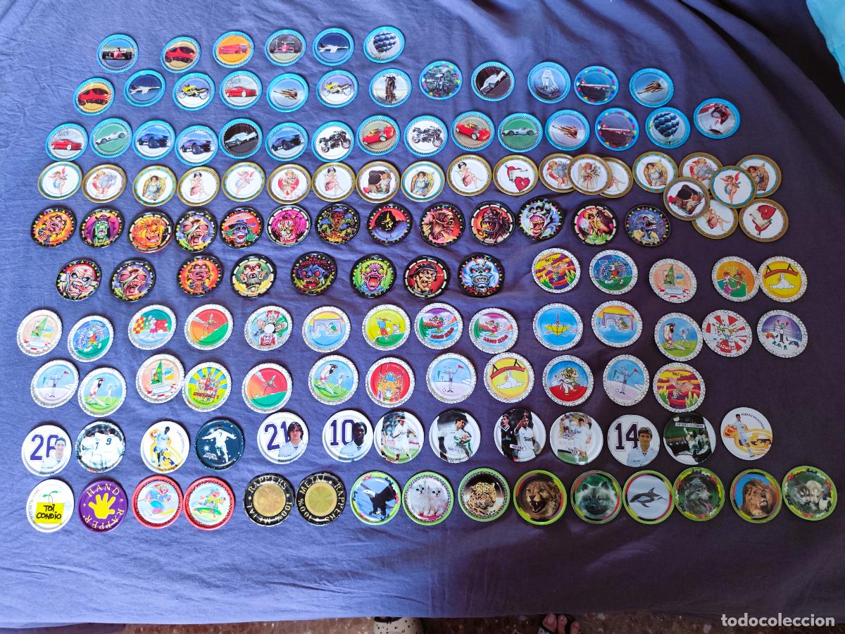 Juguetes antiguos y juegos de colecci&oacute;n: Lote 135 Rappers (Coches, Motos, Aviones, Monstruos, Real Madrid, &Aacute;ngeles, Animales, Toi...)