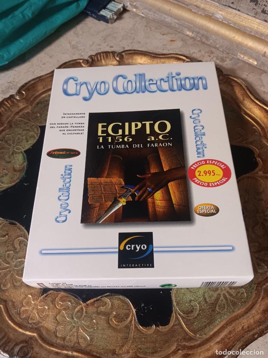 Juguetes antiguos y juegos de colecci&oacute;n: Egipto 1156 a.C.: La tumba del fara&oacute;n, una cl&aacute;sica aventura gr&aacute;fica hist&oacute;rica para PC desarrollada p