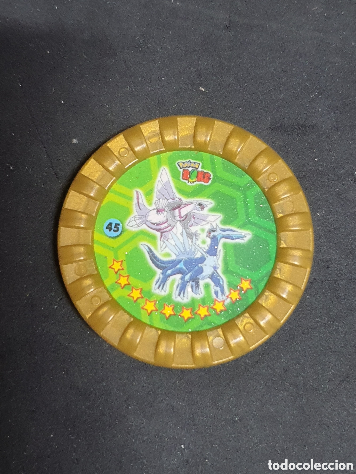 Juguetes antiguos y juegos de colecci&oacute;n: Tazo pokemon roks n&deg; 45 a&ntilde;o 2007
