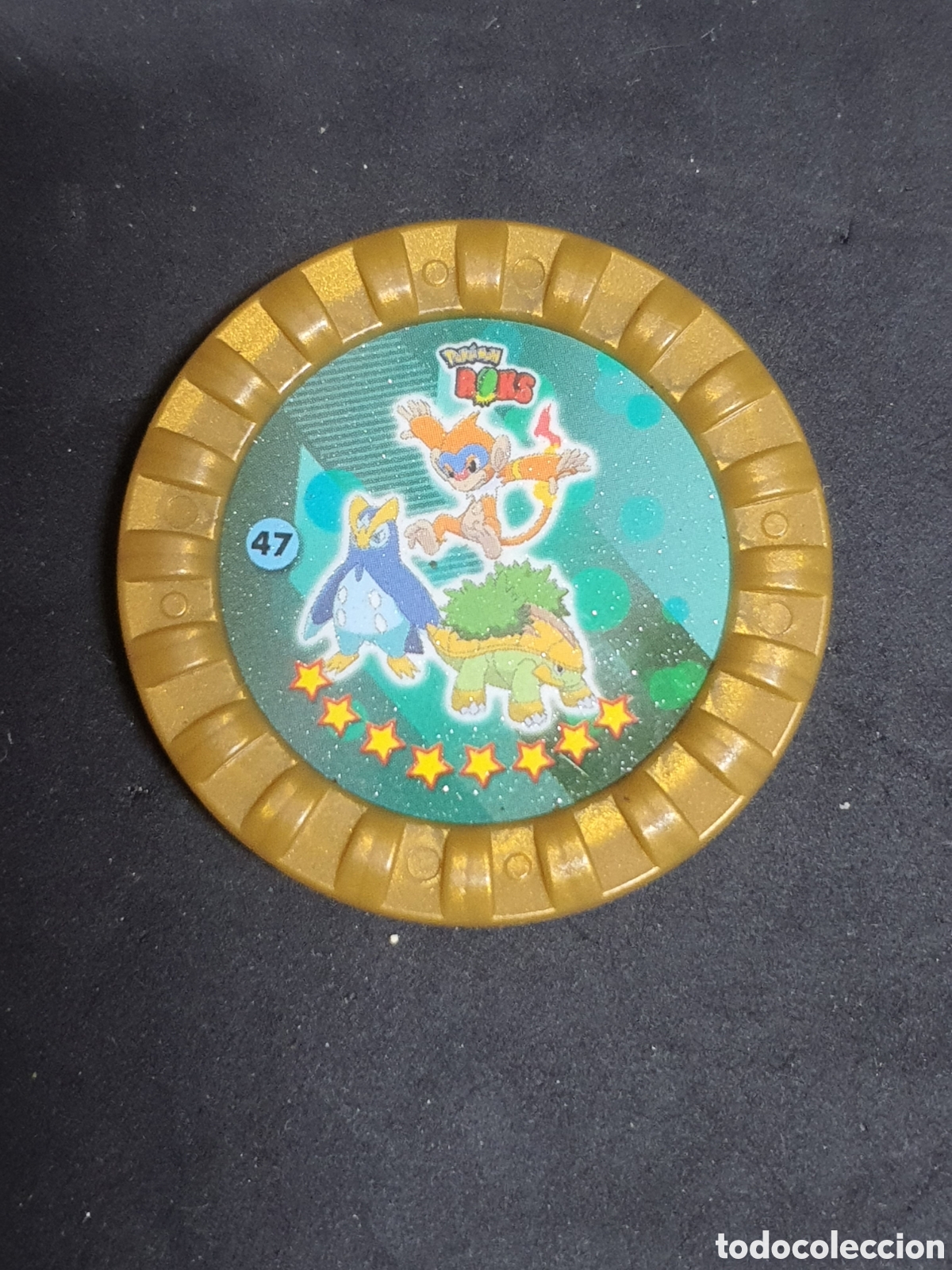 Juguetes antiguos y juegos de colecci&oacute;n: Tazo pokemon roks n &deg; 47 a&ntilde;o 2007