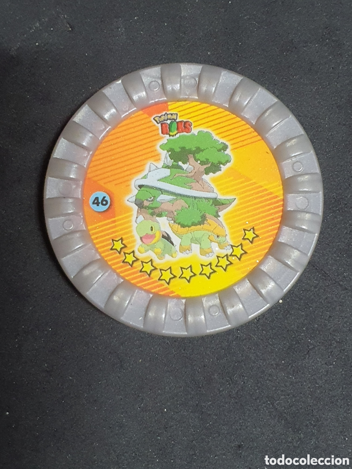 Juguetes antiguos y juegos de colecci&oacute;n: Tazo pokemon roks n &deg; 46 a&ntilde;o 2007