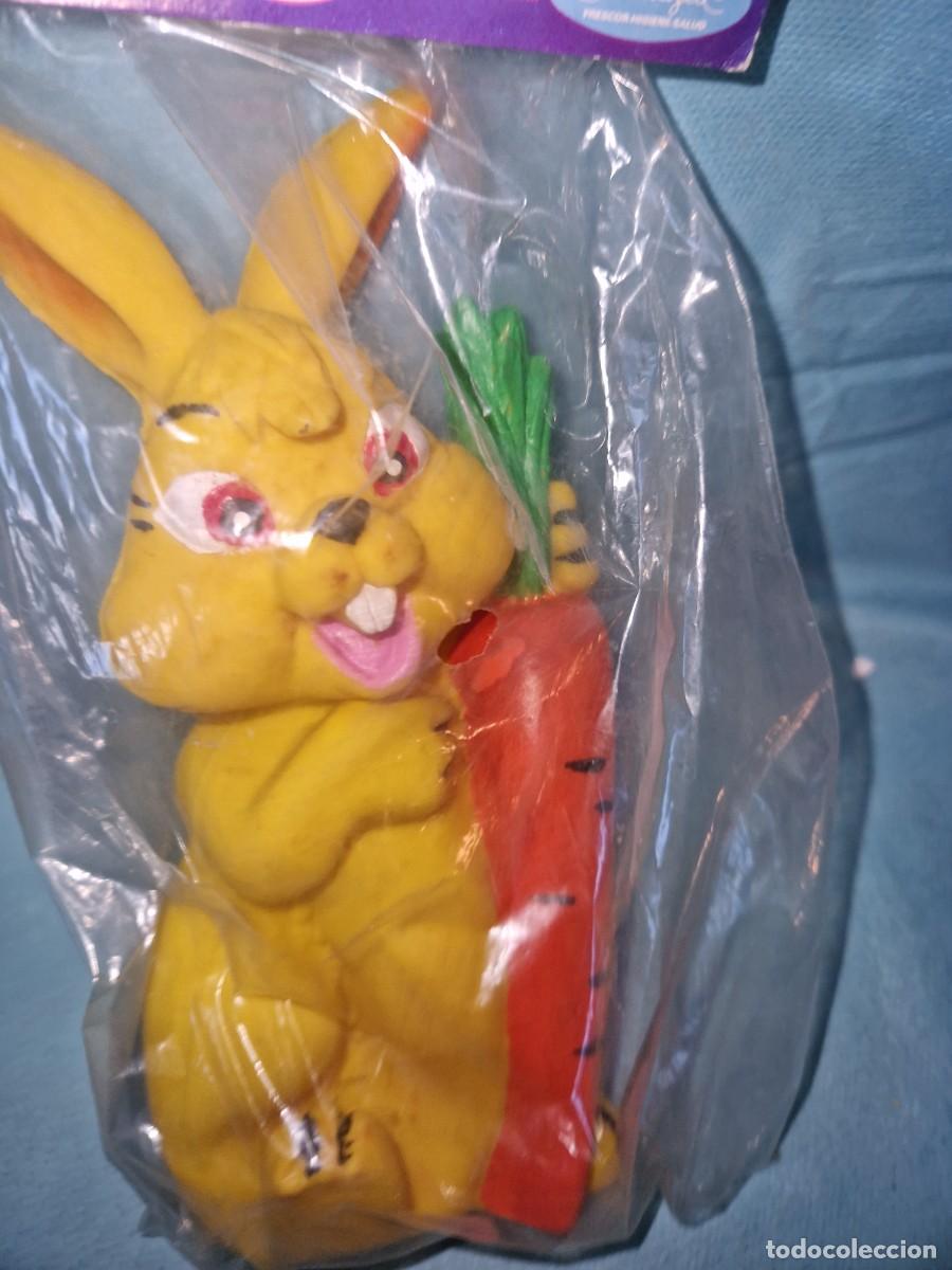 Juguetes antiguos y juegos de colecci&oacute;n: ANTIGUA FIGURA DE GOMA LATEX - DOLAX, CONEJO
