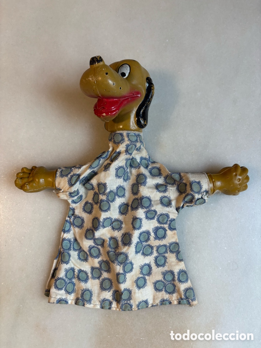 Jouets Anciens et Jeux de collection: Marioneta teatro de dedo Pluto a&ntilde;os, 30. Pasta. Muy rara