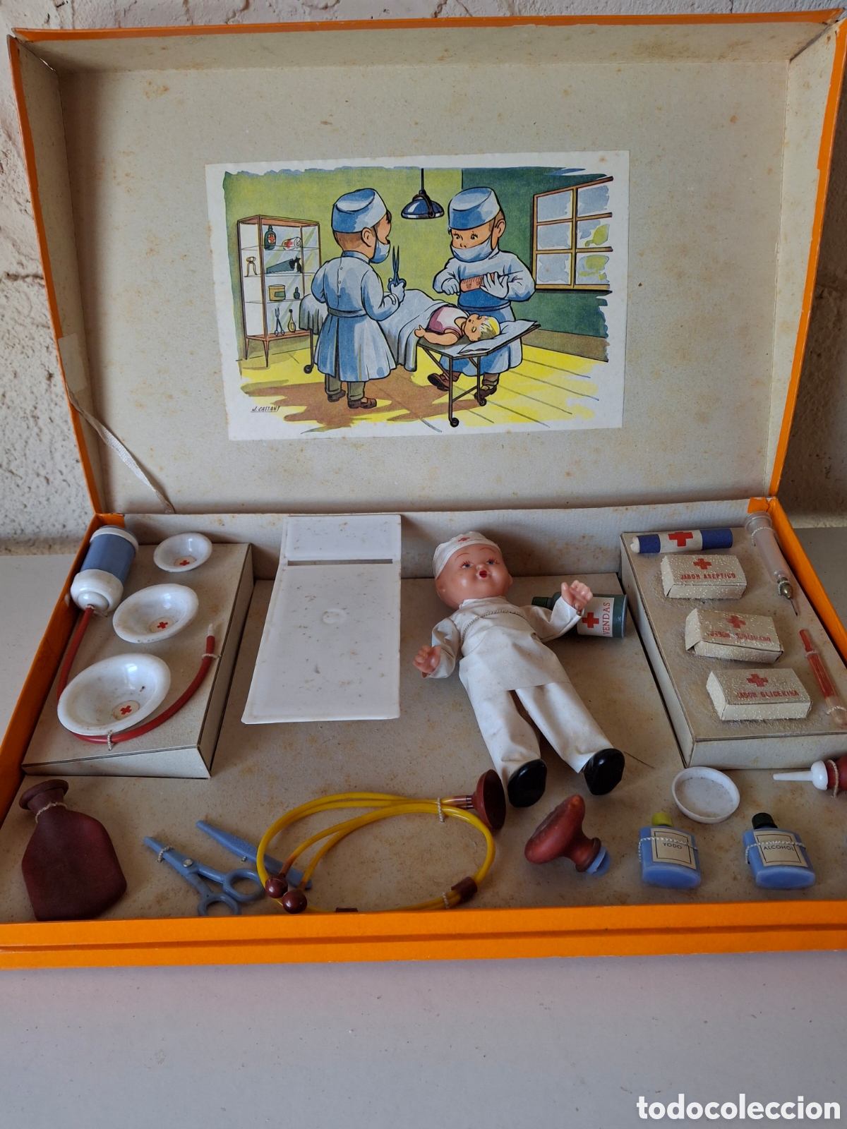 Juguetes antiguos y juegos de colecci&oacute;n: JUEGO MEDICO QUIROFANO