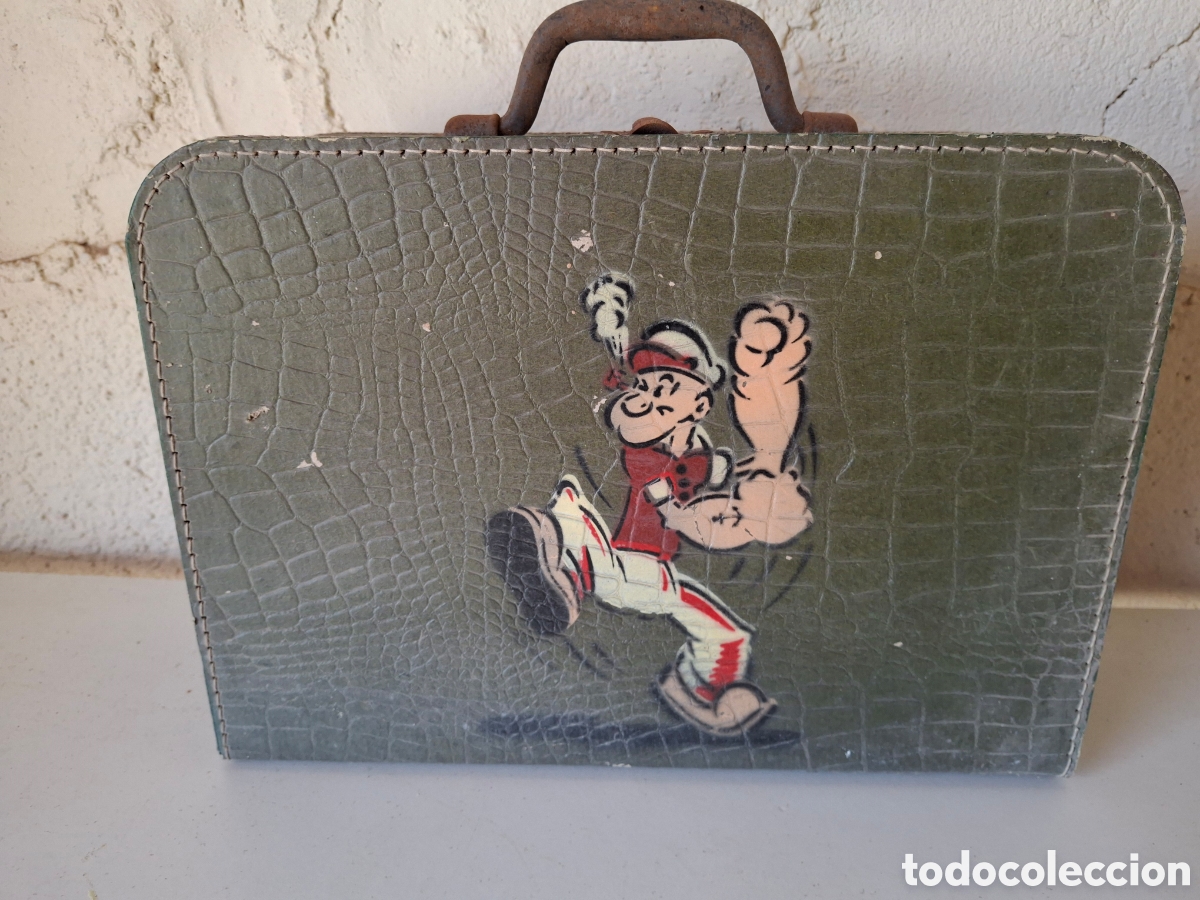 Brinquedos antigos e Jogos de cole&ccedil;&atilde;o: MALETA PARA IR AL COLEGIO POPEYE