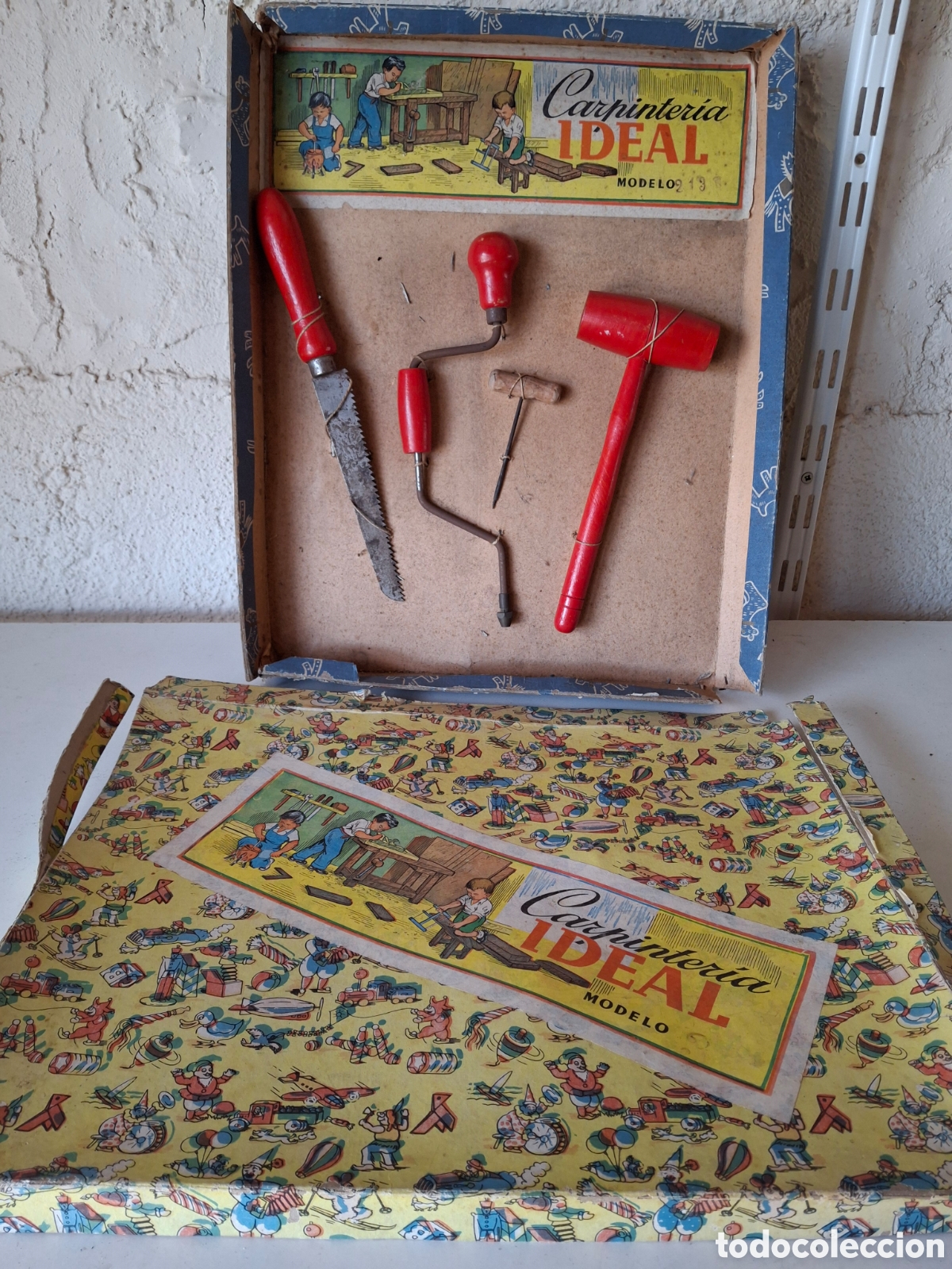 Juguetes antiguos y juegos de colecci&oacute;n: JUEGO DE CARPINTERIA FABRICADO POR IDEAL