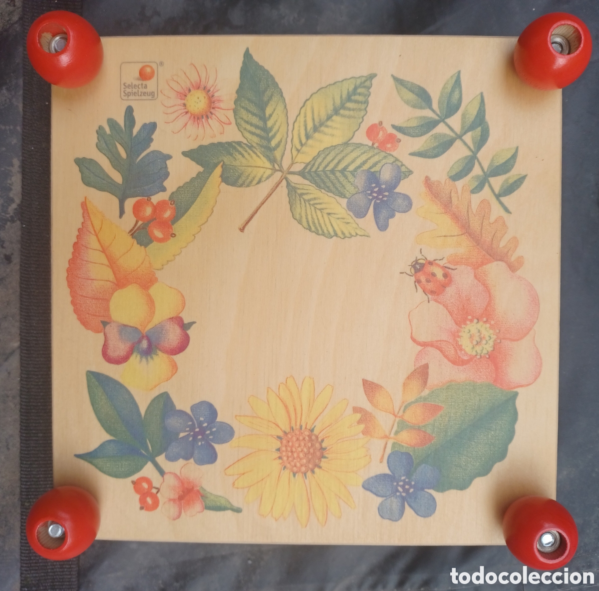 Juguetes antiguos y juegos de colecci&oacute;n: Prensa para flores Selecta Spielzeug