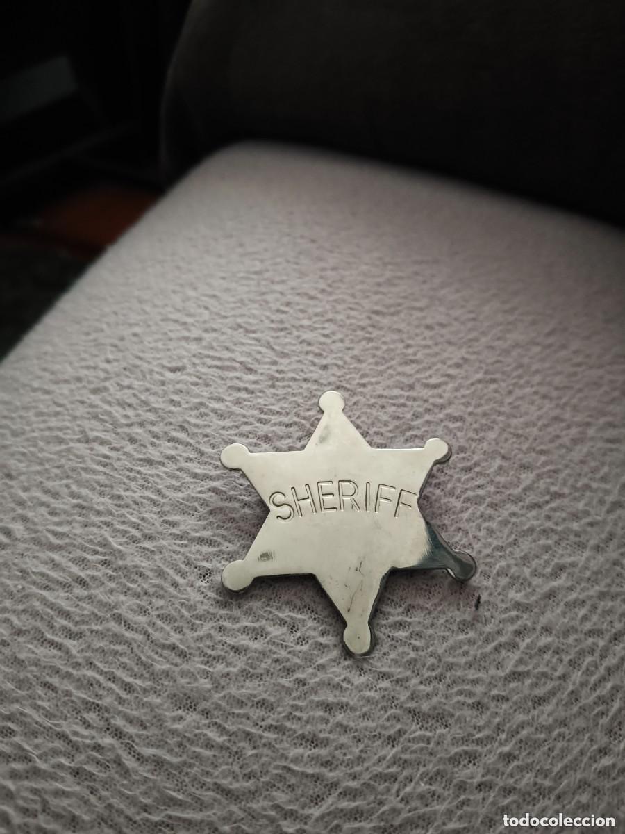 Antique Toys and Collectible Games: Insignia de sheriff con estrella de 6 puntas