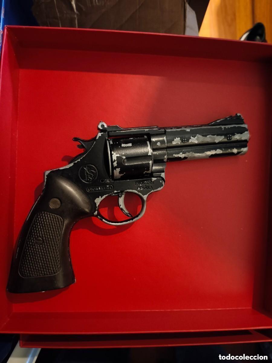 Brinquedos antigos e Jogos de cole&ccedil;&atilde;o: Pistola juguete metal fabricada en Espa&ntilde;a de fulmimantes