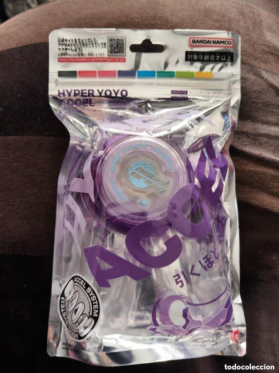 Brinquedos antigos e Jogos de cole&ccedil;&atilde;o: Hyper Yoyo Yo-Yo Accel Bandai Namco 60005 Cosmo purple
