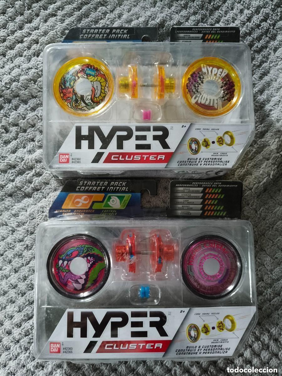 Juguetes antiguos y juegos de colecci&oacute;n: Hyper Cluster Starter Pack pack de dos yo-yos - Foto 2