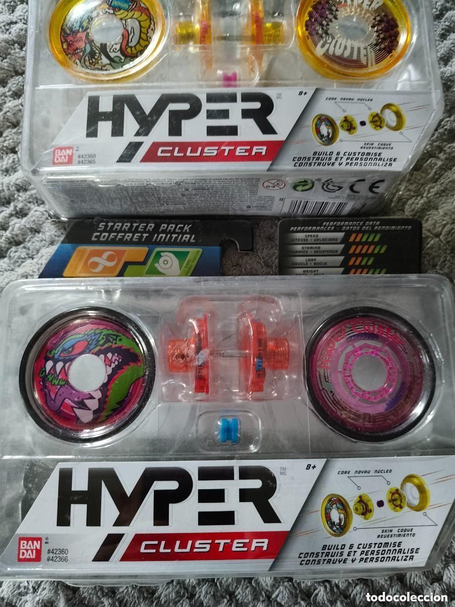 Juguetes antiguos y juegos de colecci&oacute;n: Hyper Cluster Starter Pack pack de dos yo-yos - Foto 3