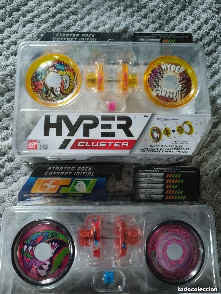 Juguetes antiguos y juegos de colecci&oacute;n: Hyper Cluster Starter Pack pack de dos yo-yos - Foto 4