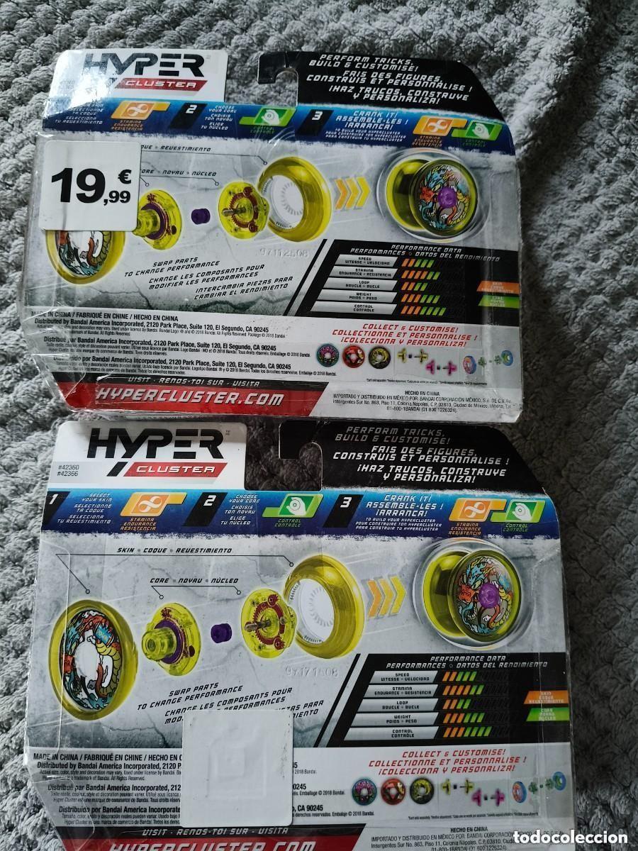 Juguetes antiguos y juegos de colecci&oacute;n: Hyper Cluster Starter Pack pack de dos yo-yos - Foto 9
