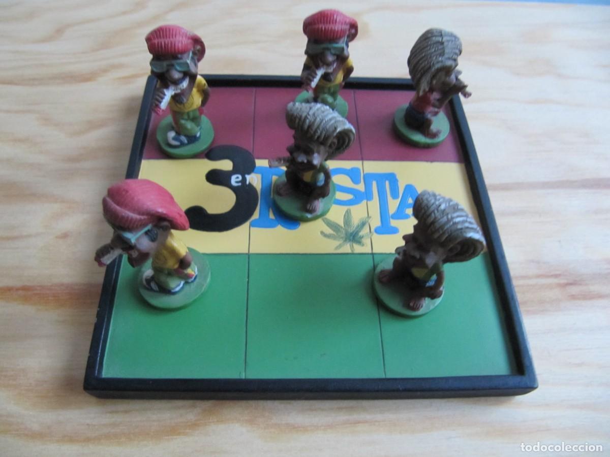 Brinquedos antigos e Jogos de cole&ccedil;&atilde;o: TRES EN RAYA RASTA - JUEGO DE MESA MINI