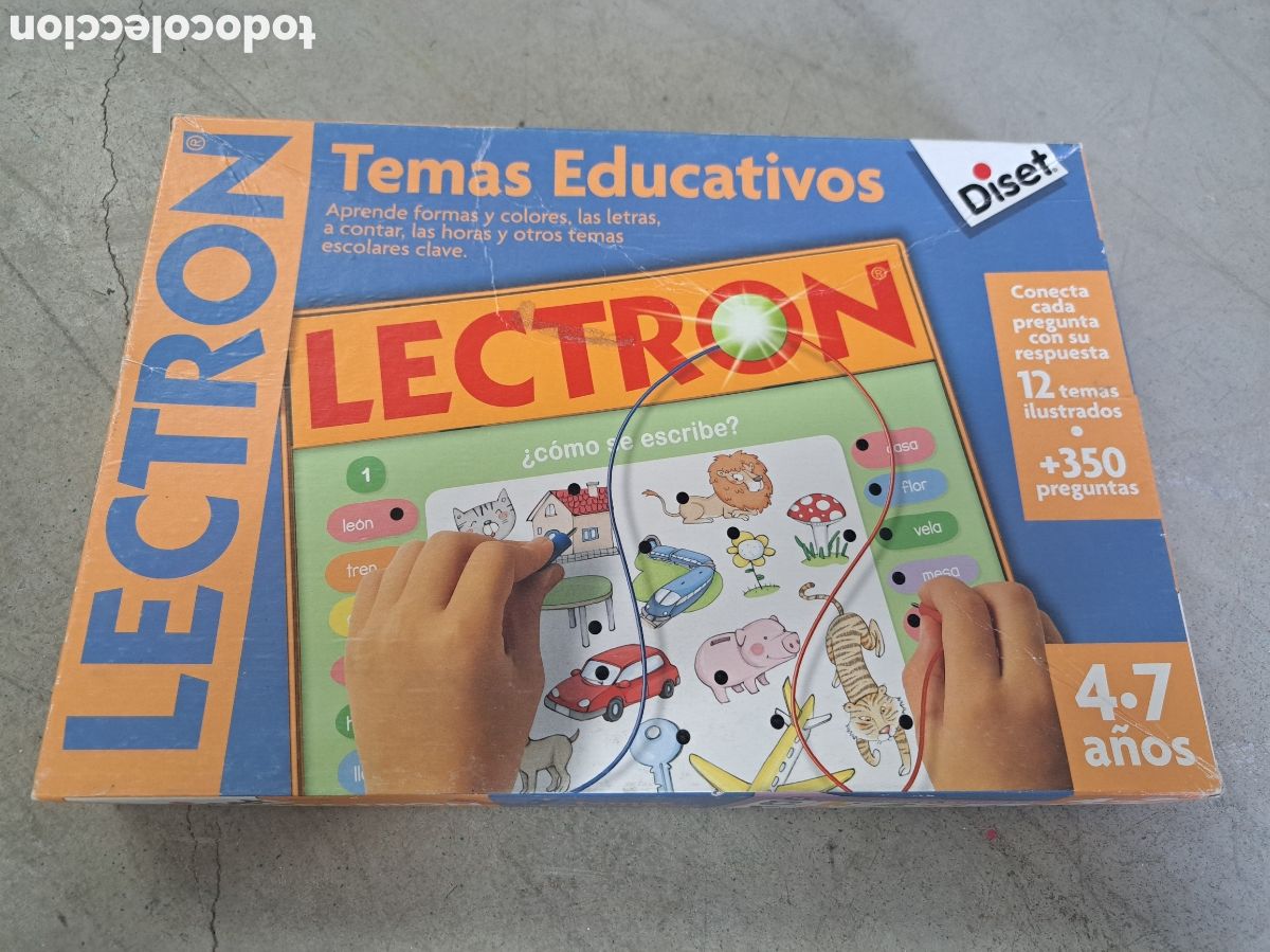 Juguetes antiguos y juegos de colecci&oacute;n: Jml Juego temas educativos Tecnon 4-7 a&ntilde;os, Diset. Completo