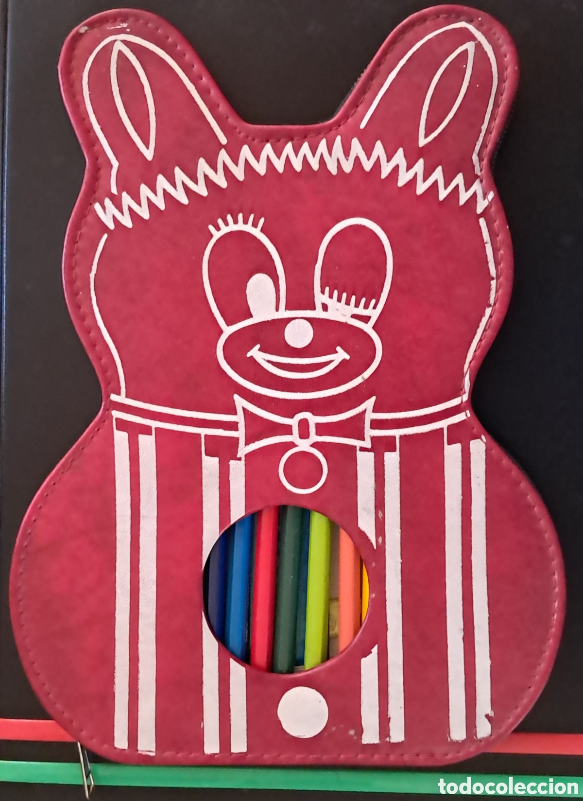Brinquedos antigos e Jogos de cole&ccedil;&atilde;o: Estuche escolar troquelado osito. Lapices de colores Carnaval a&ntilde;os 70
