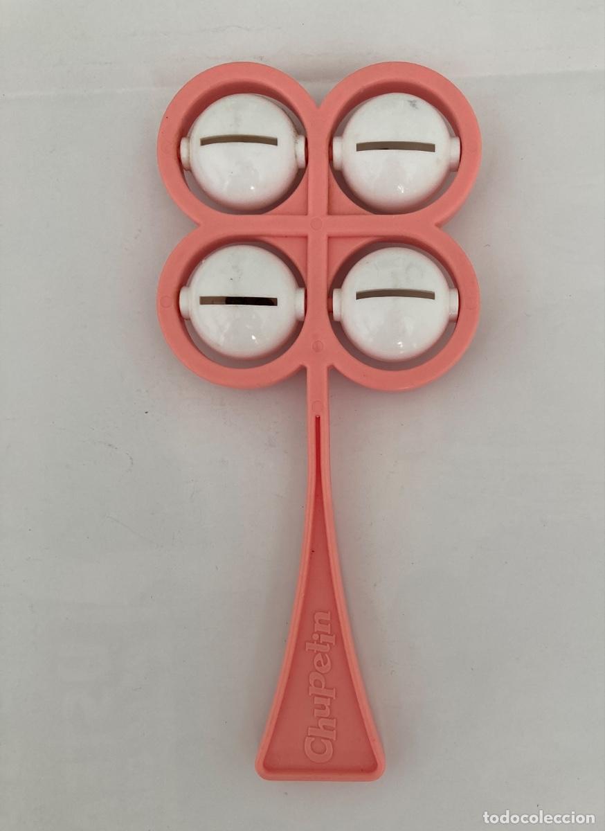 Jouets Anciens et Jeux de collection: Chupetin Sonajero con cuatro bolas