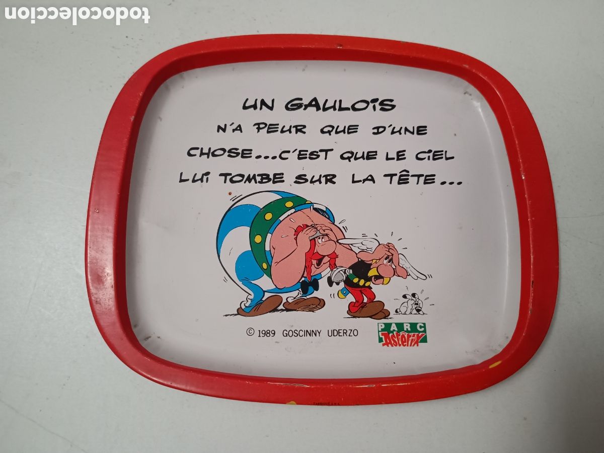 Giocattoli antichi e Giochi di collezione: AST&Eacute;RIX OBELIX PLATO MET&Aacute;LICO - GOSCINNY UDERZO 1989