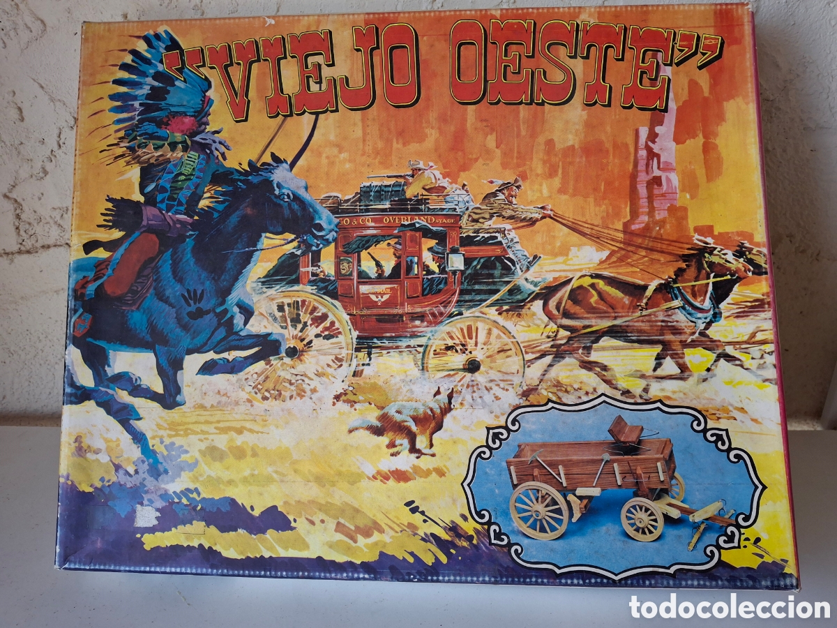 Brinquedos antigos e Jogos de cole&ccedil;&atilde;o: EL VIEJO OESTE MONTAJE DE UN CARRO