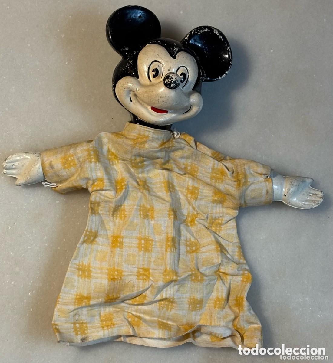 Antique Toys and Collectible Games: Marioneta de dedo de Mickey Mouse. A&ntilde;os 30-40. Muy rara