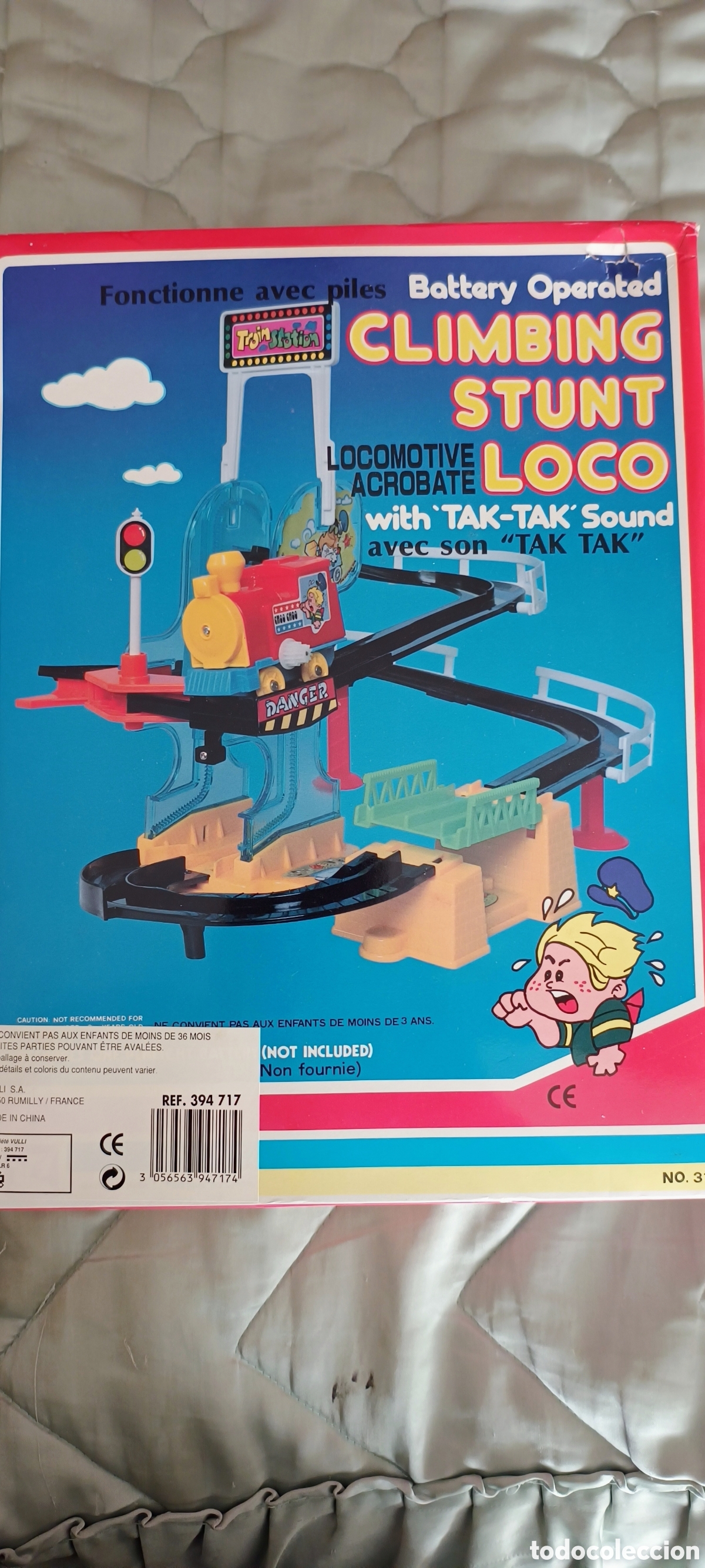 Juguetes antiguos y juegos de colecci&oacute;n: TREN CLIMBING STUNT LOCO