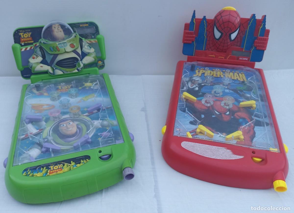 Brinquedos antigos e Jogos de cole&ccedil;&atilde;o: Lote 2 pinballs, Spider-Man y Toy Story