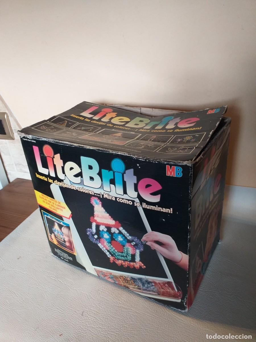 Giocattoli antichi e Giochi di collezione: ENTRETENIDO JUEGO LITE BRITE COMPLETO Y FUNCIONANDO