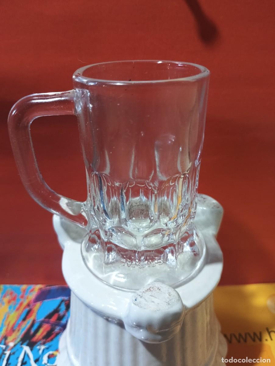 Juguetes antiguos y juegos de colecci&oacute;n: JARRA CRISTAL MINI-CERVEZA.