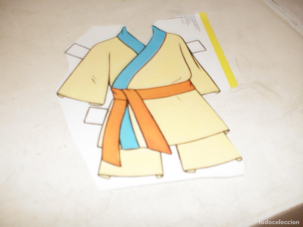 Juguetes antiguos y juegos de colecci&oacute;n: (REF.91,BELLO RECORTABLE,CON TRAJE DE JUDOKA,CINTURON NARANJA.A&Ntilde;OS 80