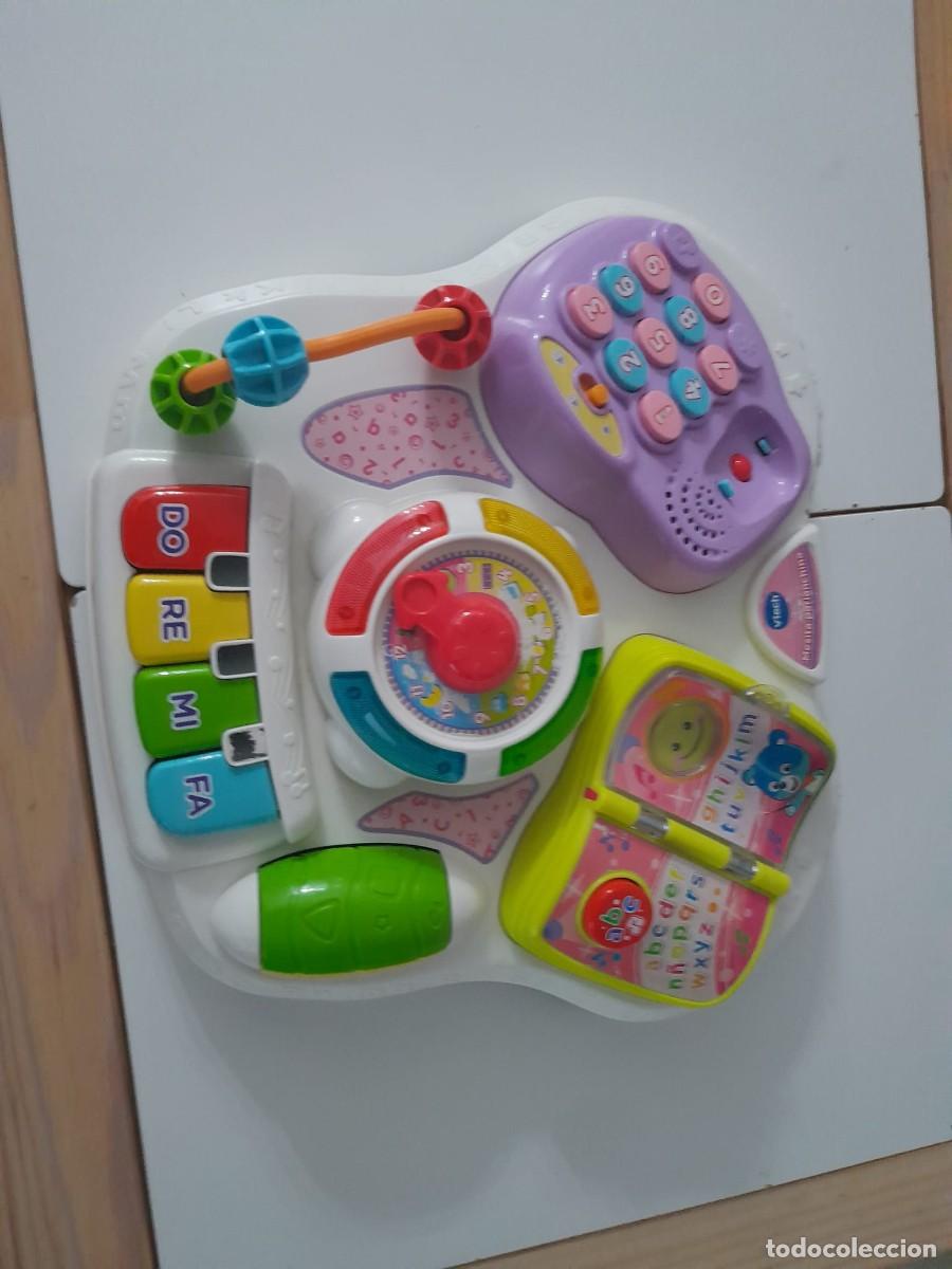 Juguetes antiguos y juegos de colecci&oacute;n: Mesita parlanchina 2 en 1 de VTech Baby.