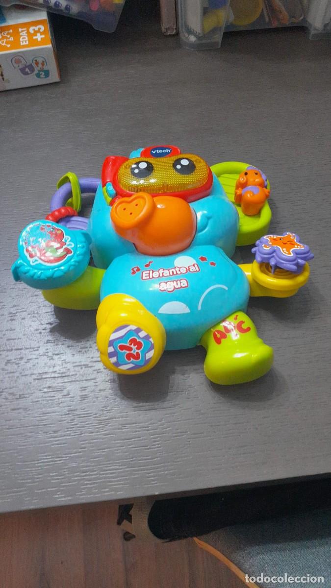 Juguetes antiguos y juegos de colecci&oacute;n: Elefante al agua de VTech.