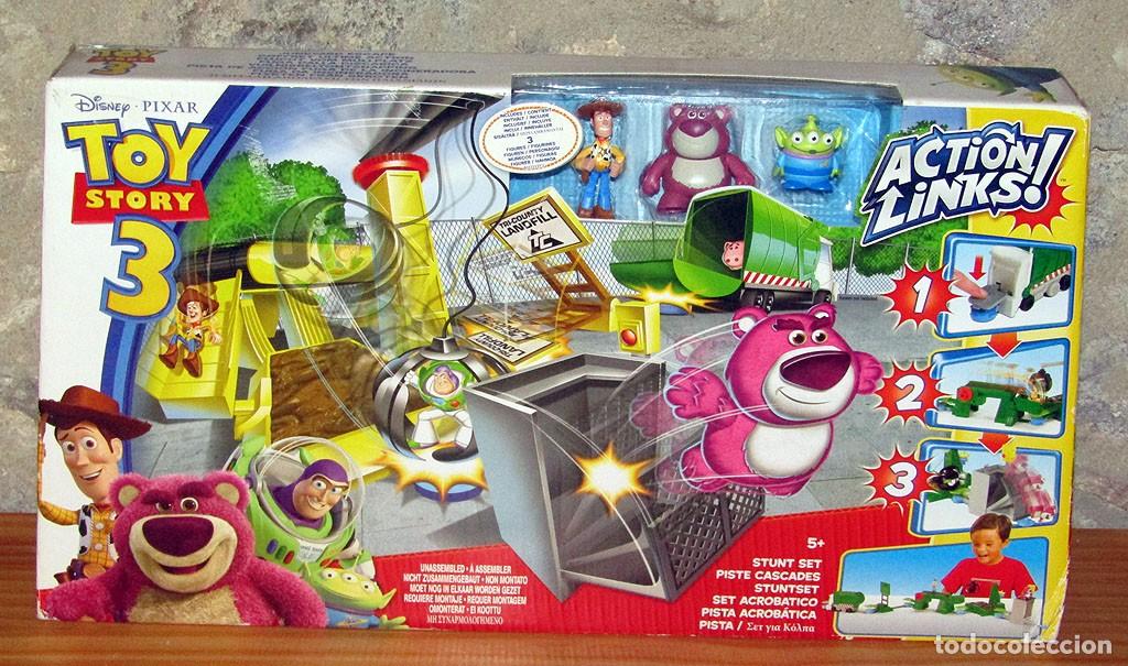 Juguetes antiguos y juegos de colecci&oacute;n: TOY STORY 3: JUNKYARD ESCAPE / FUGA DE LA INCINERADORA - NUEVA Y EN SU CAJA - MATTEL