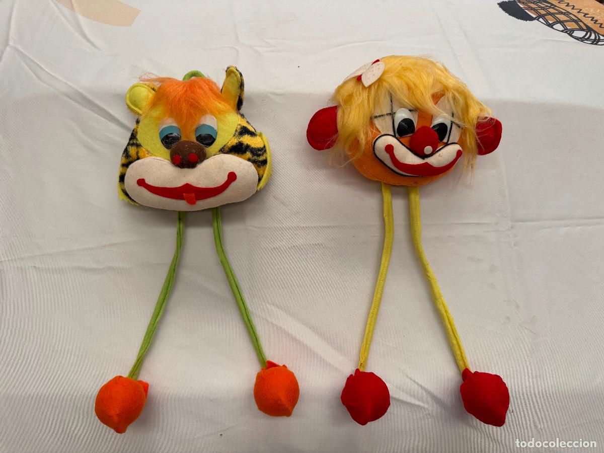 Juguetes antiguos y juegos de colecci&oacute;n: MU&Ntilde;ECO TELA ANTIGUO PERCHA