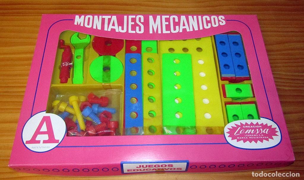 Juguetes antiguos y juegos de colecci&oacute;n: MONTAJES MECANICOS DE LEMSSA - ANTIGUO JUEGO DE CONSTRUCCION - A&Ntilde;OS 70 - NUEVO Y EN SU CAJA