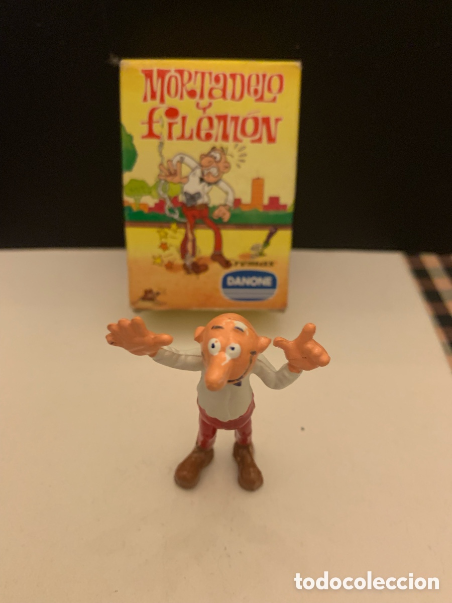 Juguetes antiguos y juegos de colecci&oacute;n: MORTADELO Y FILEM&Oacute;N . CREMAS DANONE. CAJA ORIGINAL.