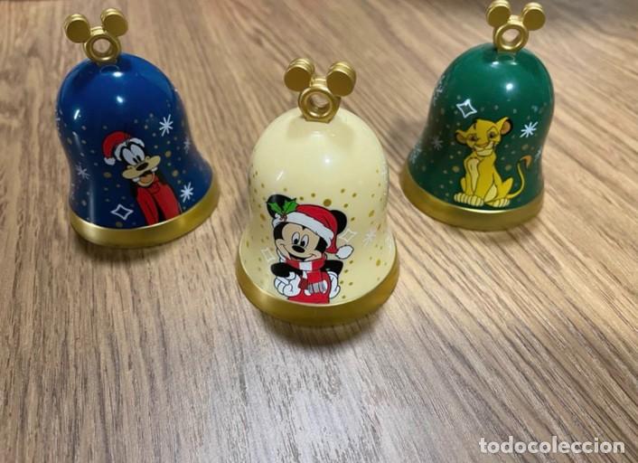 Juguetes antiguos y juegos de colecci&oacute;n: LOTE 3 CAMPANAS DISNEY CHRISTMAS 2025 MICKEY, PLUTO, SIMBA